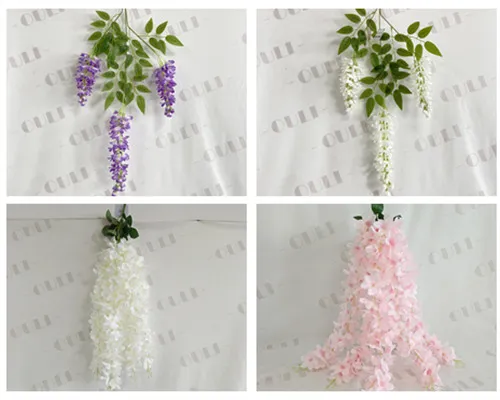 از کجا می توان Wisteria مصنوعی را خریداری کرد (گزینه های ارزان ، فله و دکوراسیون عروسی)