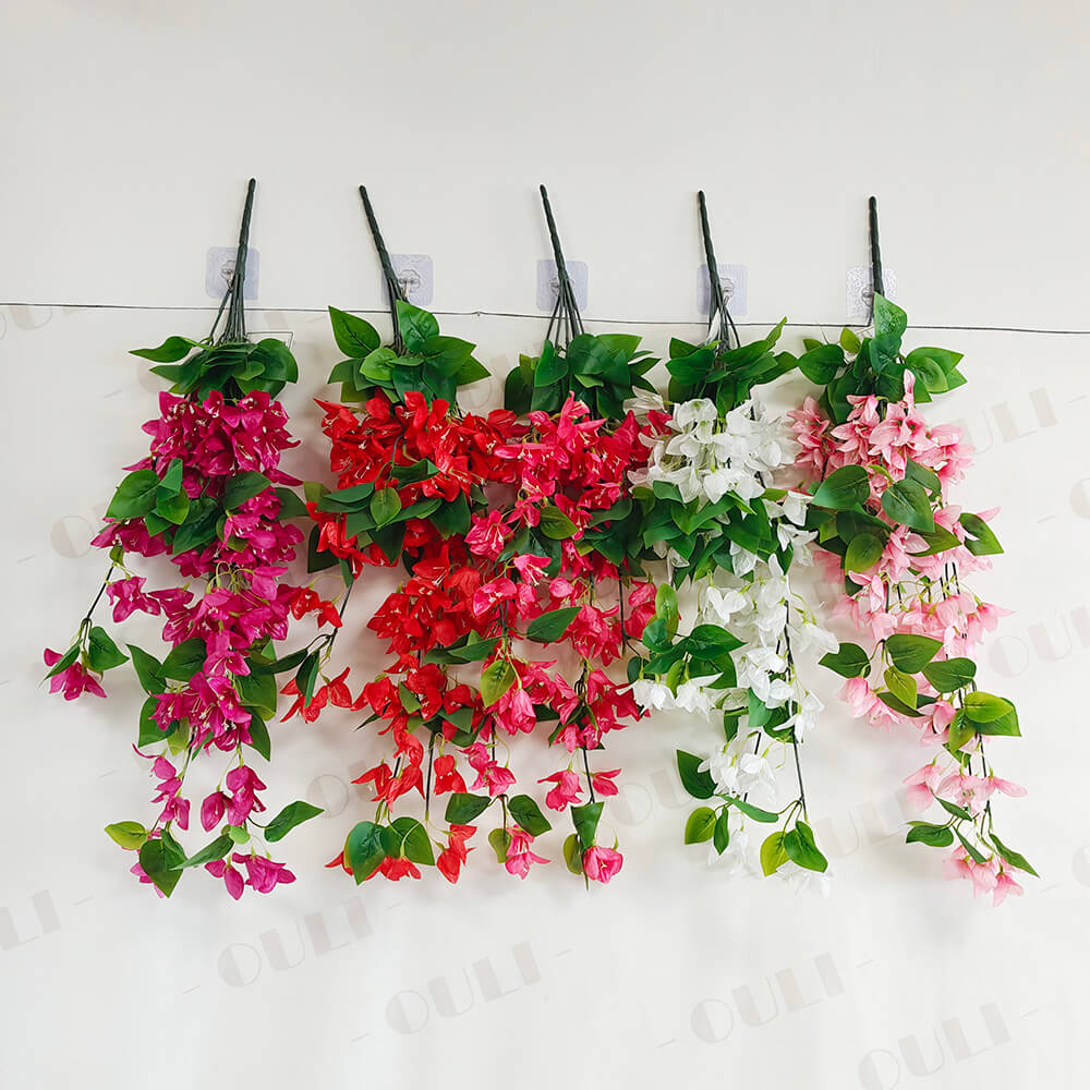 دیوار ابریشم Bougainvillea آویزان
